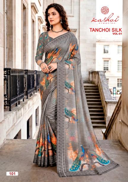 Kashvi tanchoi silk vol 1 surat saree surat gujarat
